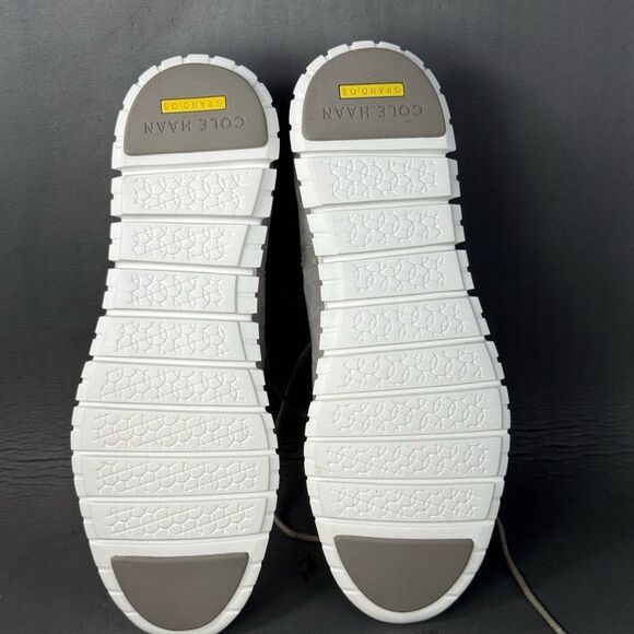 Cole Haan Zerogrand Wingtip  Grey Lace Up Low Top Sneakers women size 8.5 - Picture 8 of 8